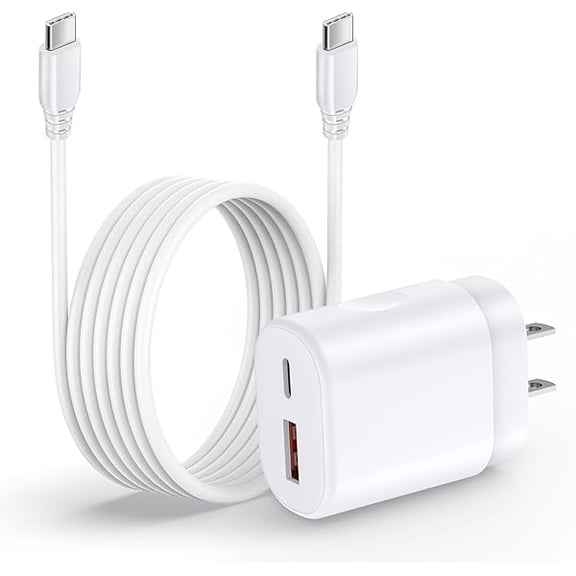 can 25W Samsung Fast Charger Type C for Samsung,Android Charger Block 6FT USB C Cable