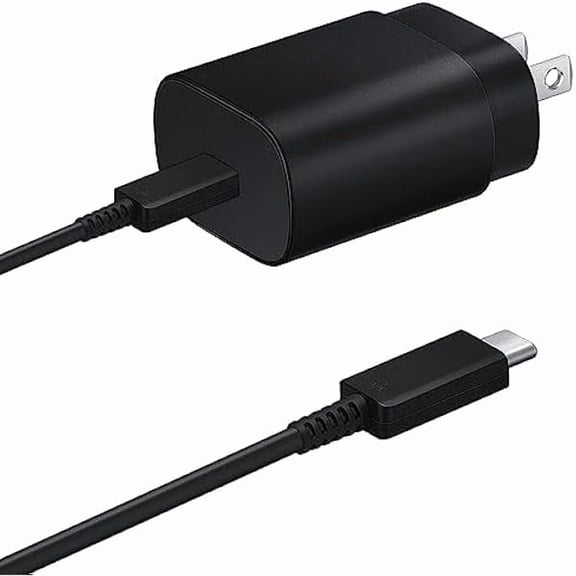 can 25W Super Fast-Charging USB-C Charger Fit for Samsung Galaxy A17/A16/A15 5G SM-A166 SM-A165 SM-A156 SM-A155 Android Phone Type C Power Adapter Charging Cord Cable (6.6Ft)