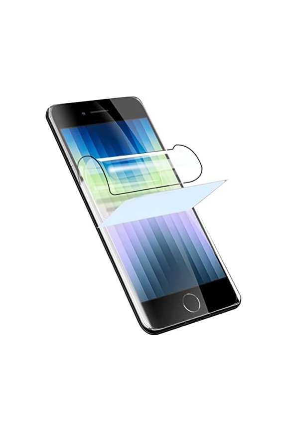 can 2Pack Upgraded Hydrogel Screen Protector For iPhone SE (2022) / iPhone SE (2020) (4.7"), Non-breakable Flexible TPU&Case Friendly Transparent Soft Protective Film (Not Tempered Glass)
