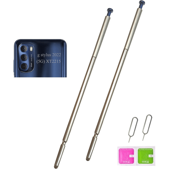 can 2Pcs Twilight Blue Stylus Pen Pack, Replacement S Pen for Moto G Stylus 5G 2022 6.8 Inch XT2215 Series