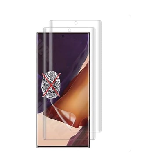 can 2pcs Anti-Fingerprint Matte Hydrogel film for Samsung Galaxy Note20 Ultra 5G 4G 6.9" Note 20 U Anti-Glare Transparent Soft TPU Screen Protector Explosion-Proof Fingerprint Unlock, Ultra-Thin