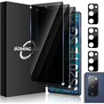 thumbnail image 1 of can 3+3 Pack for Samsung Galaxy S20 FE 5G Privacy Screen Protector & Phone Camera Lens Protector 9H Tempered Glass Cell Phone Protector Camera Case (Galaxy S20 FE Privacy), 1 of 1