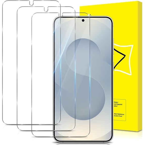 can -3 PACK Screen Protector for Samsung Galaxy S25 Plus Tempered Glass [HD Full Coverage] [Easy Installation] [Scratch Resistant] [9H Hardness] Protective Film