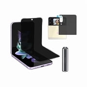 can 3-Pack Designed for Samsung Z Flip 3 Privacy Screen Protectors - Anti-Peep 1 Protector Set Outside+Inside+Side for Z Flip 3 5G