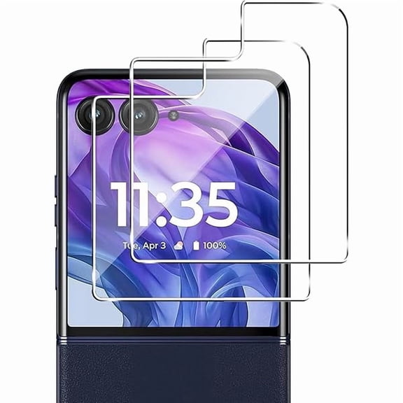 can [3 Pack Front Screen Protector for Motorola Moto Razr Plus 2024/Motorola Moto razr+ 2024, HD Clear 3D Curved Anti-Scratch PET Soft Screen Protector Film,[Full Coverage] Touch Sensitive