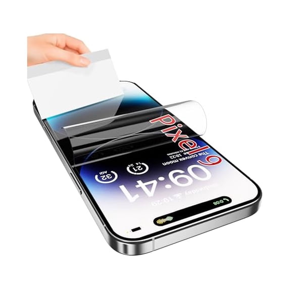 can 3 Pack for Google Pixel 9 Privacy Films Screen Protectors, Fingerprint Unlock, Anti Scratch, Bubble Free, Ultra Thin, Easy Installation for Pixel 9