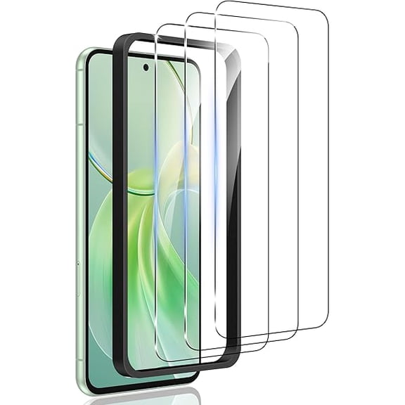 can 3 Pack for Google Pixel 9 Pro/Pixel 9 Screen Protector, Fingerprint Unlocking, 9H Hardness Tempered Glass High Definition Scratch and Shatterproof