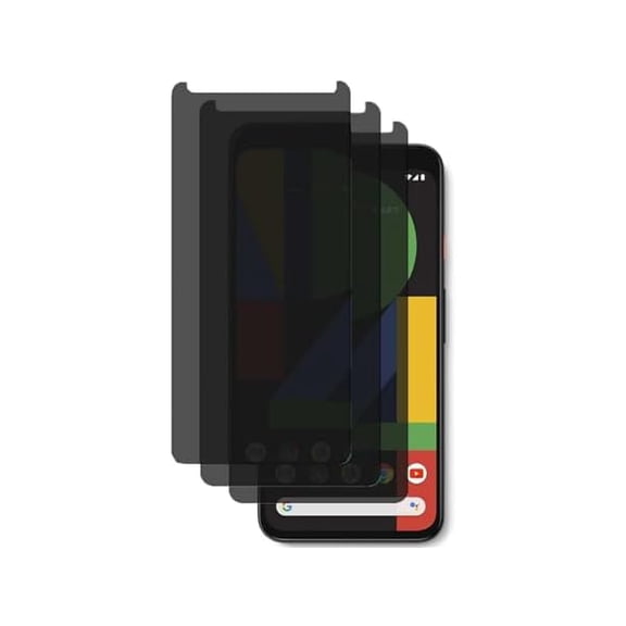 can 3 Pack Privacy Screen Protector for Google Pixel 4, 9H Hardness [Anti-Scratch] Full Coverage Anti-Spy Tempered Glass Film for Google Pixel 4 [Dont Support Fingerprint Unlock]