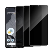 can 3 Pack Privacy Screen Protector for Google Pixel 8 Pro 6.7", 9H Hardness Anti-Scratch Anti-Spy Tempered Glass Film Google Pixel 8 Pro - NO Compatible Fingerprint, Anti-Shatter, Case Friendly