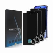 can 3 Pack Privacy Screen Protector for Google Pixel 9A [Not Glass], Anti-Spy Full Adhesive Soft Flexible TPU Film for Google Pixel 9A,3D Curve Fit,[Support Fingerprint Reader][Scratch Resistant]