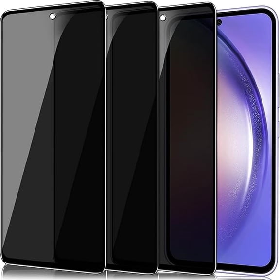 can 3 Pack Privacy Screen Protector for Samsung Galaxy Note 8, 9H Hardness Anti-Scratch Anti-Spy Tempered Glass Film for Samsung Galaxy Note 8 - Anti-Fingerprint, Easy to Install, Case Friendly