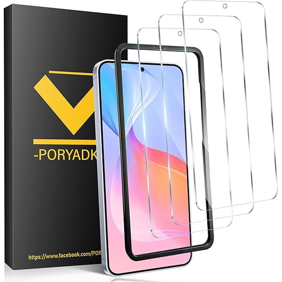 can 3 Pack For Samsung Galaxy S24/S25 Screen Protector[6.2 Inch] Tempered Glass, HD Clear Anti Scratch, Fingerprint Compatible with S24/S25 5G Glass Screen Protector