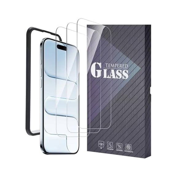can (3Pack) Designed for iPhone AIR Screen Protector (6.7 inches) with Installation Frame,Ultra HD Clear, Anti Scratch, Bubble Free,Case Friendly (iPhone 17 AIR)