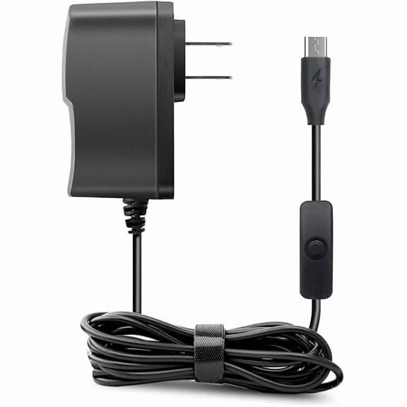 can 5V 2.5A Raspberry Pi 3 Pi3 B+ Power Supply Adapter AC with Power On/Off Switch (3.3ft Cord)