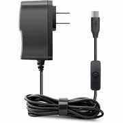 can 5V 2.5A Raspberry Pi 3 Pi3 B+ Power Supply Adapter AC with Power On/Off Switch 3.3ft Cord