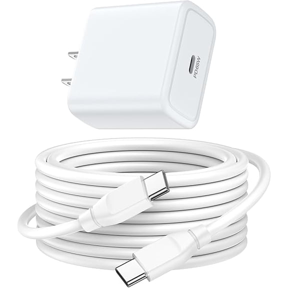 can 65W USB C Super Fast Charger 6FT Type C Cable for Samsung Galaxy , USB C Charger Brick with 60W PD Power Cord