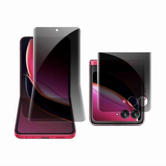 can Anti-Spy Anti-Glare Inner Screen Protector For Moto Razr 2025/Moto Razr 2024 Privacy Matte Outer Screen Protector Soft Film Anti-Peeping