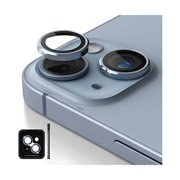 can Camera Lens Protector - Premium 9H Tempered Glass, 99.99% Transparency for iPhone 13 & 13 Mini, Blue
