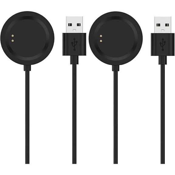 can Charger Compatible for OnePlus Watch 2 Charger Charging Stand, Charging Dock Station Cradle Holder with 1m USB Cable for ONEPLUS Watch 2 Smartwatch Accessories (Black&Black)
