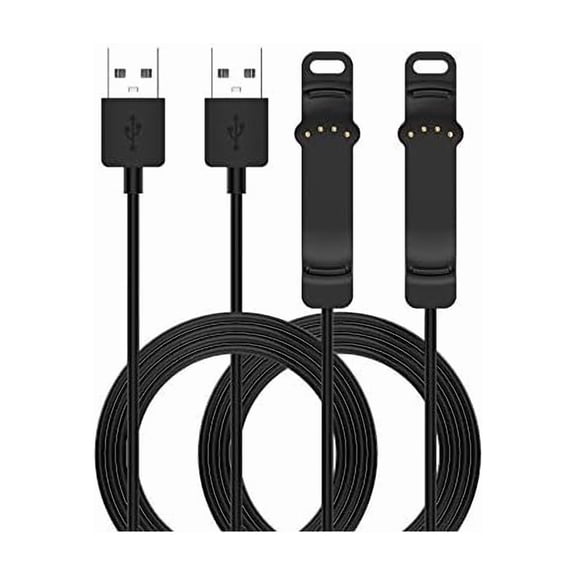 can Charger Compatible with Polar Unite, 3.3ft/100cm Replacement USB Charging Charger Cable for Polar Unite Charger Cord Dock Adapter for Polar Unite Fitness Watch (2Black)