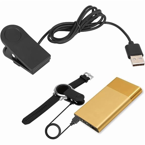 can Charger for Fenix , 3.3 ft Smart Watch Charger, Replacement USB Fast Charging Clip Cable for Smart Band, 5V 1A