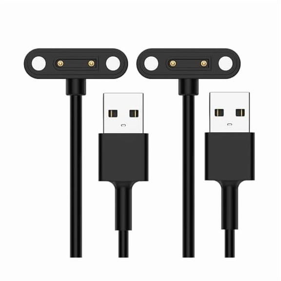 can Compatible with TickTalk 5 Watch Charger, Replacement Charging Cable Magnetic USB Charger Cable Cord Accessories for TickTalk5 Kids Smartwatch (Black&Black)