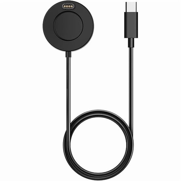 can Compatible for Garmin Venu X1 Watch Charger, 3.3FT Replacement Smart Watch USB C Fast Charging Dock Stand (Black)