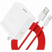 can Compatible for Oneplus 15 15R 13 12 12R 11 10 Pro Charger Fast Wall Block 80W 65W for One Plus 13R 6T 3.3ft Cable