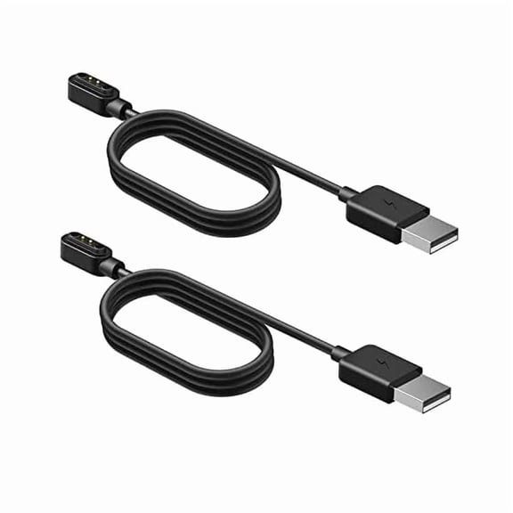 can Compatible with uaue T60 Smart Watch Charger, 4 pins Magnetic USB Charging Cable Replacement Charger Compatible for QCOQ T60, QXQ T60 1.91" Smart Watch, Compatible for uaue T60 1.91" Smart Watch