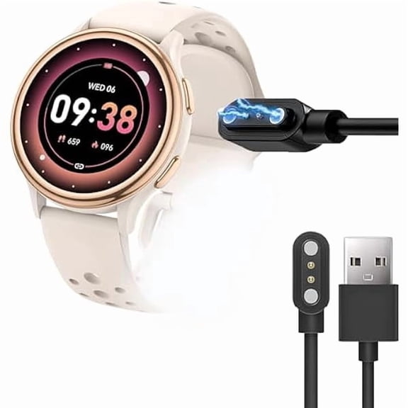 can Compatible with Sanorum Smart Watches Charger, Magnetic USB Replacement Charger Compatible for HaSaKei G53 Compatible with Sanorum G53, G56