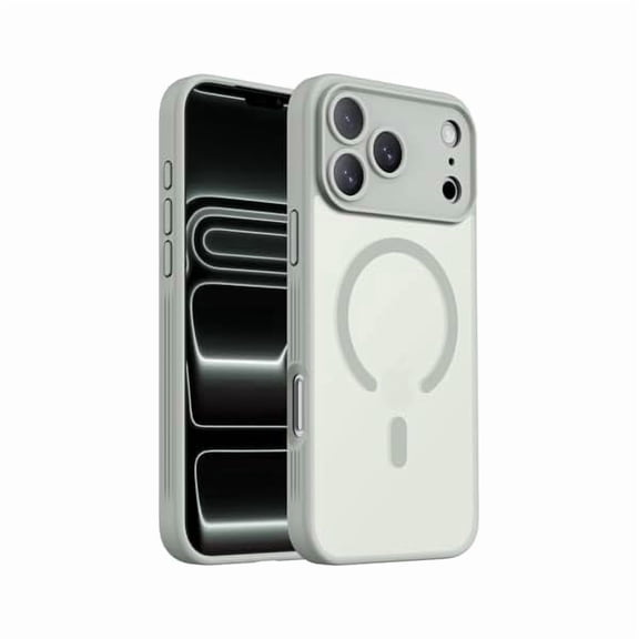 can Designed for iPhone 17 Pro Case, Compatible with MagSafe, [Camera Protection] [15FT Military Drop Protection] Shockproof Translucent Matte Anti-Slip Phone Case, 6.3", Calke Green