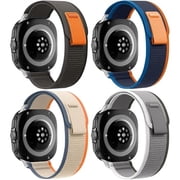 can Elakement Compatible With Samsung Galaxy Watch Ultra Bands, Adjustable Breathable Sport Nylon Loop Strap Wristband Men Women for Samsung Galaxy Watch 7 Ultra 47mm