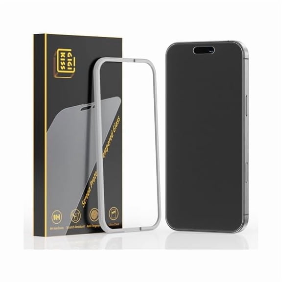 can GIGKISS 2 Pack for iPhone 17 Pro Matte Screen Protector 6.3 inch, Anti-Fingerprint Anti-Glare Screen Protector Tempered Glass Easy Installation