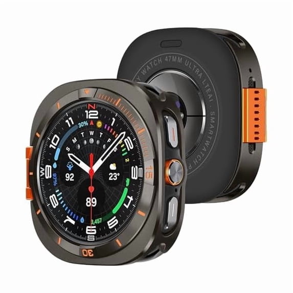 can Metal Case Compatible with Samsung Galaxy Watch Ultra Case (2025/ ...