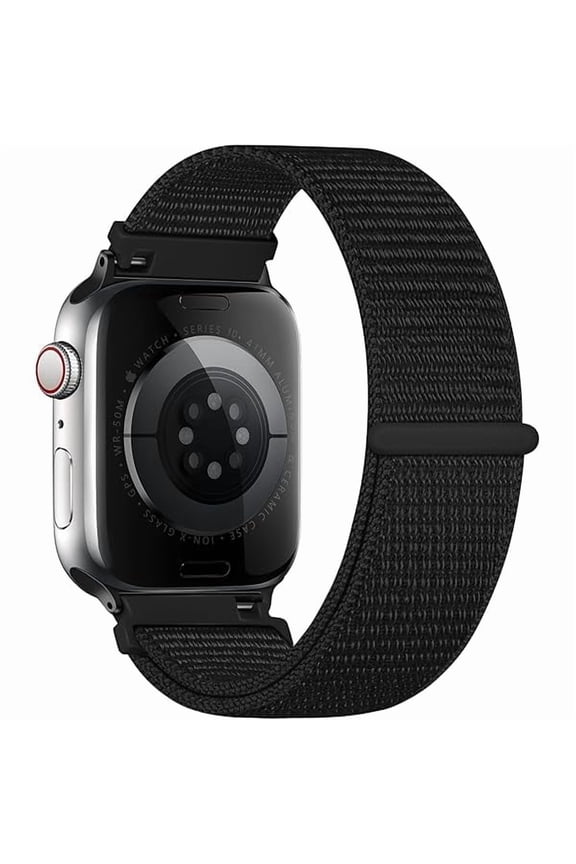 Nylon Loop Band Compatible with Apple Watch 11 10 9 8 7 6 5 4 3 2 1, Adjustable Sport Wristband for Women Men, Fits 38mm 40mm 41mm 42mm 44mm 45mm 46mm 49mm SE 3 SE 2 SE Ultra 3 Ultra 2 Ultra