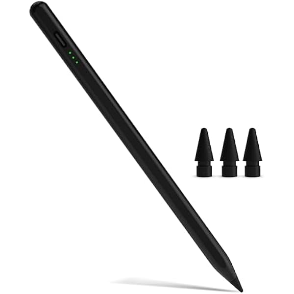 can Pencil for Apple iPad 9th&10th Gen, Fast Charge Stylus Pen for 2026-2018 iPad A16/10/9/8/7/6th, Air 11"/13" M4/M3/M2/5th-3rd, Pro 13"/11"/M5/M4/12.9", Mini A17 Pro/6/5th, Palm Rejection