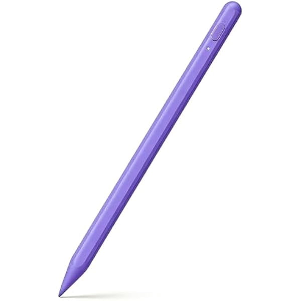 can Pencil for iPad 11th/10th,2018-2025 Fast Charge Stylus Pen Palm Rejection Tilt Sensitivity Apple Pencil for iPad A16/11/10/9/8/7/6th,Pro 12.9"/11"/13" M5/M4,Air M3/M2/5/4,Mini A17/6th/5th-Purple