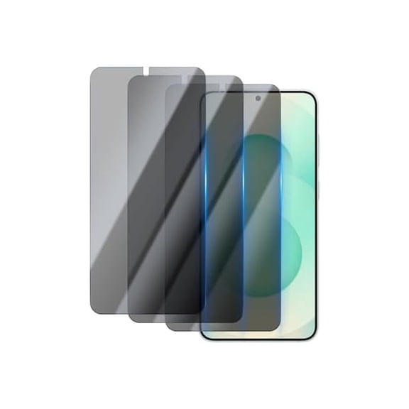 can Privacy Screen Protector for Samsung Galaxy S25+/S25 Plus 6.7 Inch 3 Pack, Tempered Glass Film Anti-spy Scratch Resistant 9H Hardness Case Friendly