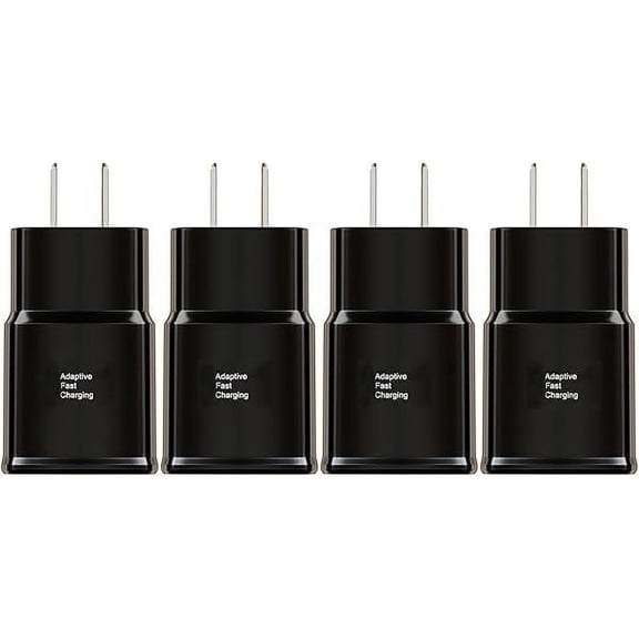can Samsung Adaptive Fast Charging Adapter Quick Charge Charging Block Wall Charger Plug for Samsung (4-Pack)