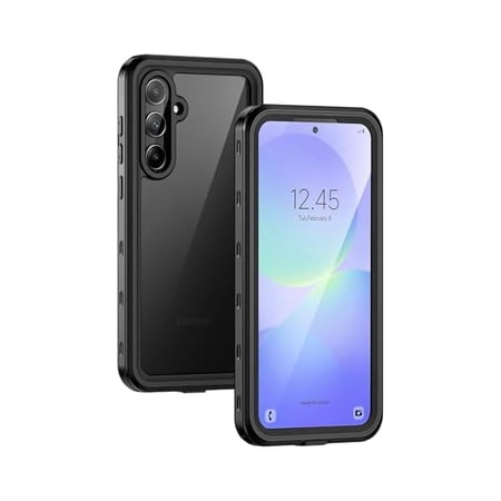 can for Samsung Galaxy A37 A36 Phone Case, IP68 Waterproof Dustproof, Built-in Screen Protector, Rugged Full Body Shockproof Protective Cover for Samsung A36 A37 5G 6.7", Black
