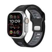 can Sport Band Compatible with Apple Watch Ultra 2 3/Ultra Band,Compatible with Apple Watch Bands for Men 49mm 46mm 45mm 44mm 42mm,Waterproof Silicone Strap for iWatch Bands All Series SE 11 10 9-1