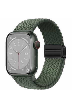 can Sport Loop Compatible with Apple Watch Band 38mm 40mm 41mm 42mm 44mm 45mm 46mm 49mm for Women Men,Magnetic Strap Stretchy Braided Wristband for iWatch Series 11 10 9 8 7 6 5 4 SE Ultra 3 2 1