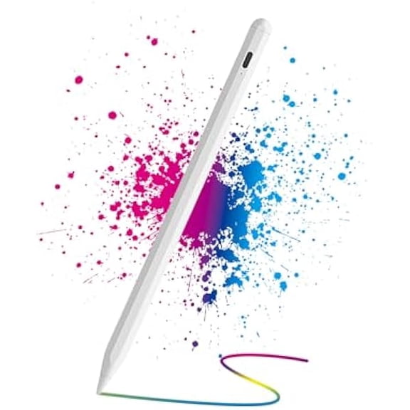 can Tresoba Stylus Pencil for Apple 2018-2026 iPad, 2X Fast Charge iPencil USB-C Compatible with iPad 11/10/9/8/7/6th Gen, iPad Pro 11"/12.9"/13-inch M4, Air 3/4/5/M2/M3, Mini 5/6/7 Gen-G2 White