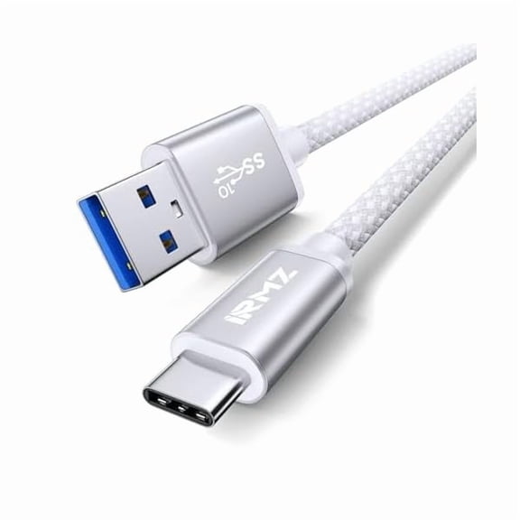 can USB C Data Cable 6ft, USB 3.1 to USB C Cable 10Gbps High Speed Data Transfer, USB A to USB C Cord for iPhone 16 Pro 15 Pro, Samsung Galaxy S24, Android Auto, Portable SSD