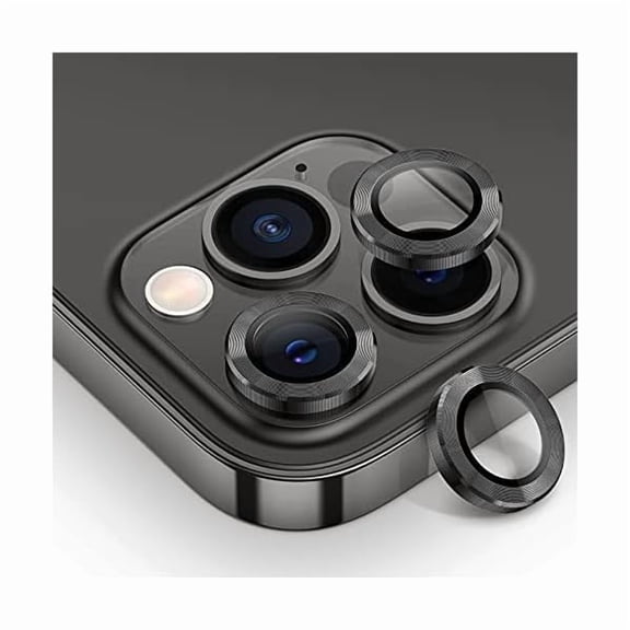 can for iPhone 13 Pro - iPhone 13 Pro Max Camera Lens Protector, 9H Tempered Glass Camera Cover Screen Protector Metal Individual Ring for iPhone 13Pro 6.1 inch iPhone 13 ProMax 6.7 inch 2021