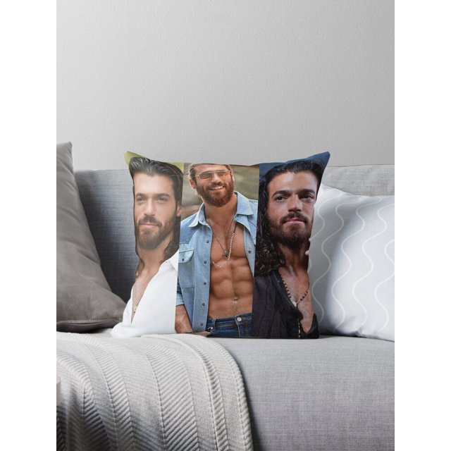 can yaman hot photo Throw Pillow Covers Cases Cushion Cover Case Sofa