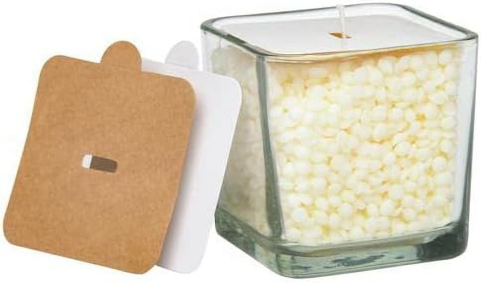 candle dust covers, fits dollar tree 4 inch square jar, 100 dust covers
