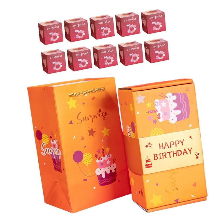 Candy Boxes,Gift Box Surprise DIY Crafts Handmade,Folding Bouncing Gift Box for Kids Adults,Money Pull Out Box Flower Box Funny Gift,Creativity
