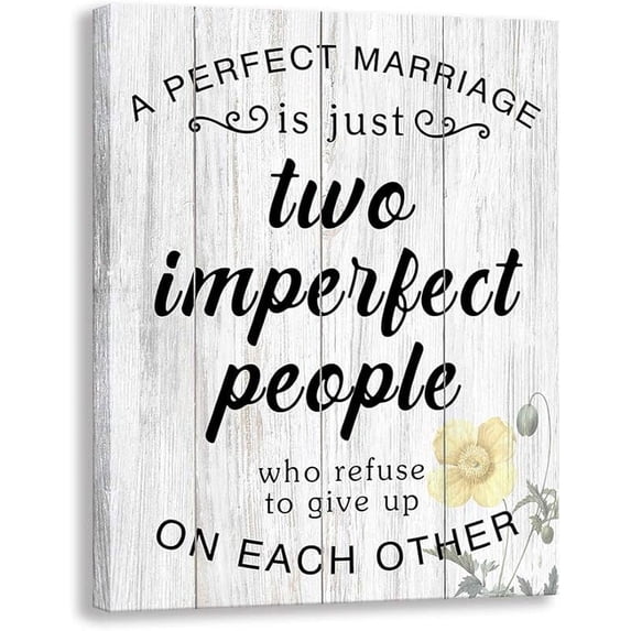 canvas wall art, vertical modern wall decor signs framed, funny motto prints artwork for home farmhouse bedroom living room hallway and stairs