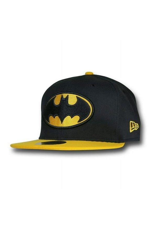 capbatbkyw5950-7 7-8 Fitted 59Fifty Hat - 7.875 Fitted, Black & Yellow